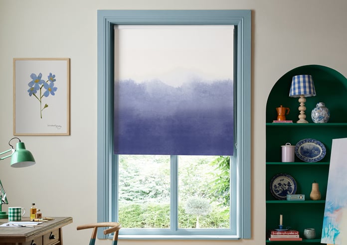 Bluebellgray Ombre, Cornflower - Roller Blind - Image 3